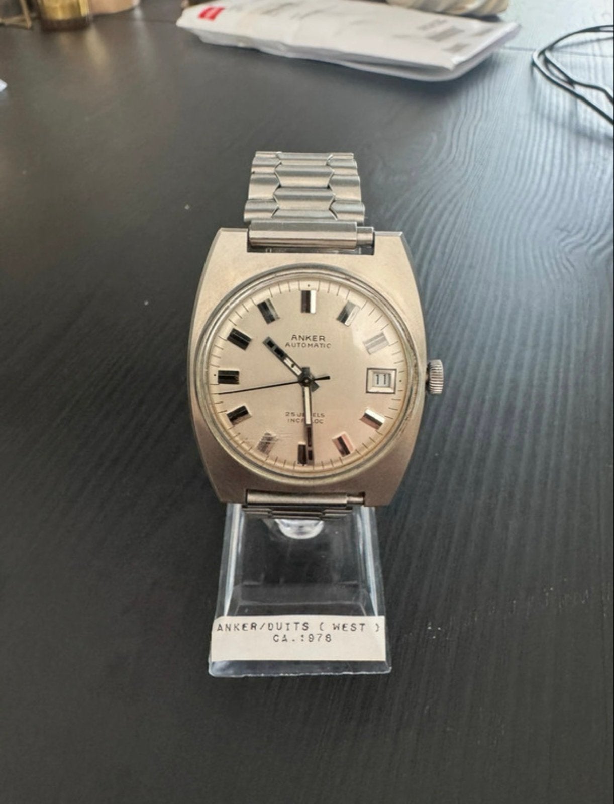 Vintage Anker horloge uit 1978, Verzenden