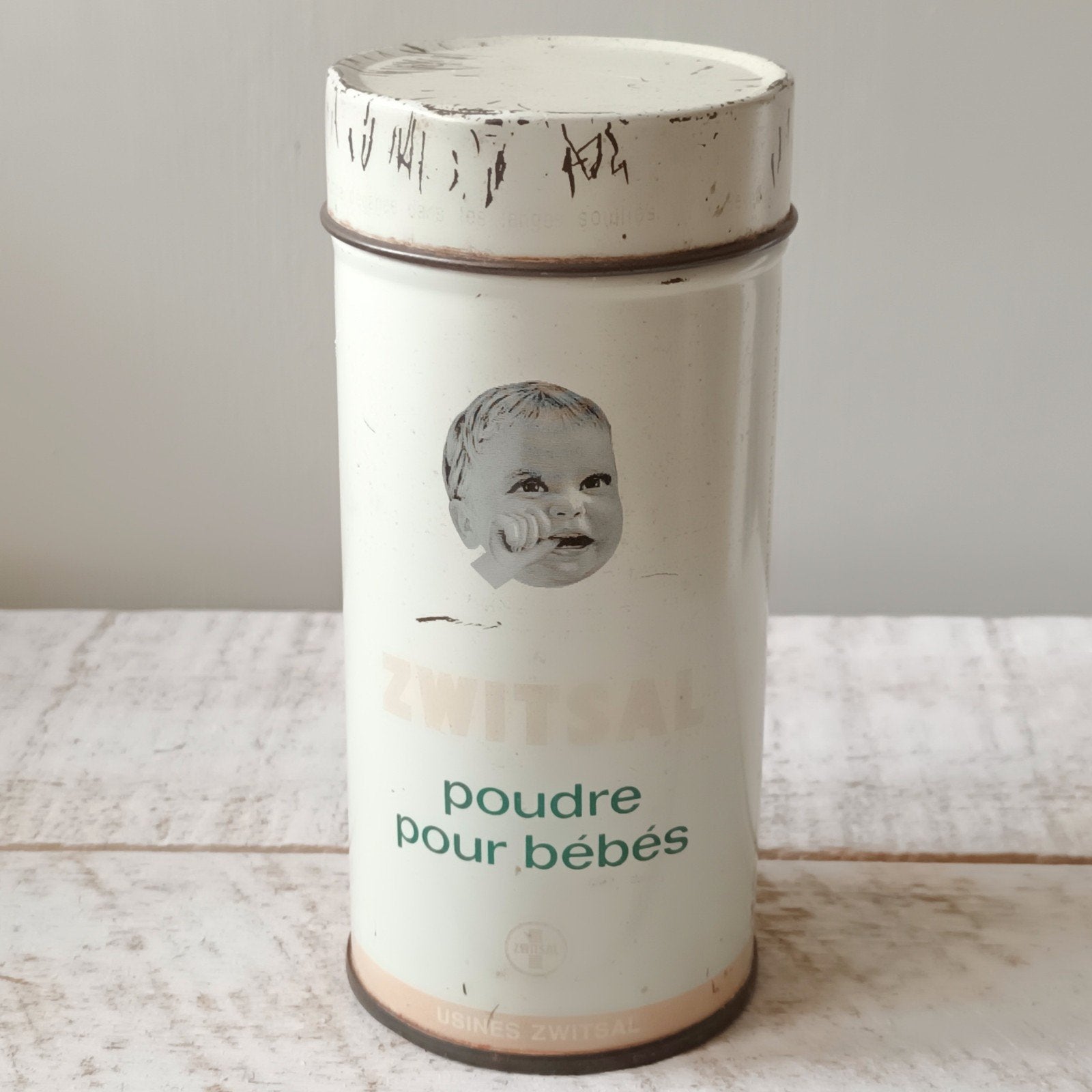 Vintage Zwitsal Babypoeder Bus - Nostalgisch Decor, Ophalen of Verzenden, Gebruikt, Overige