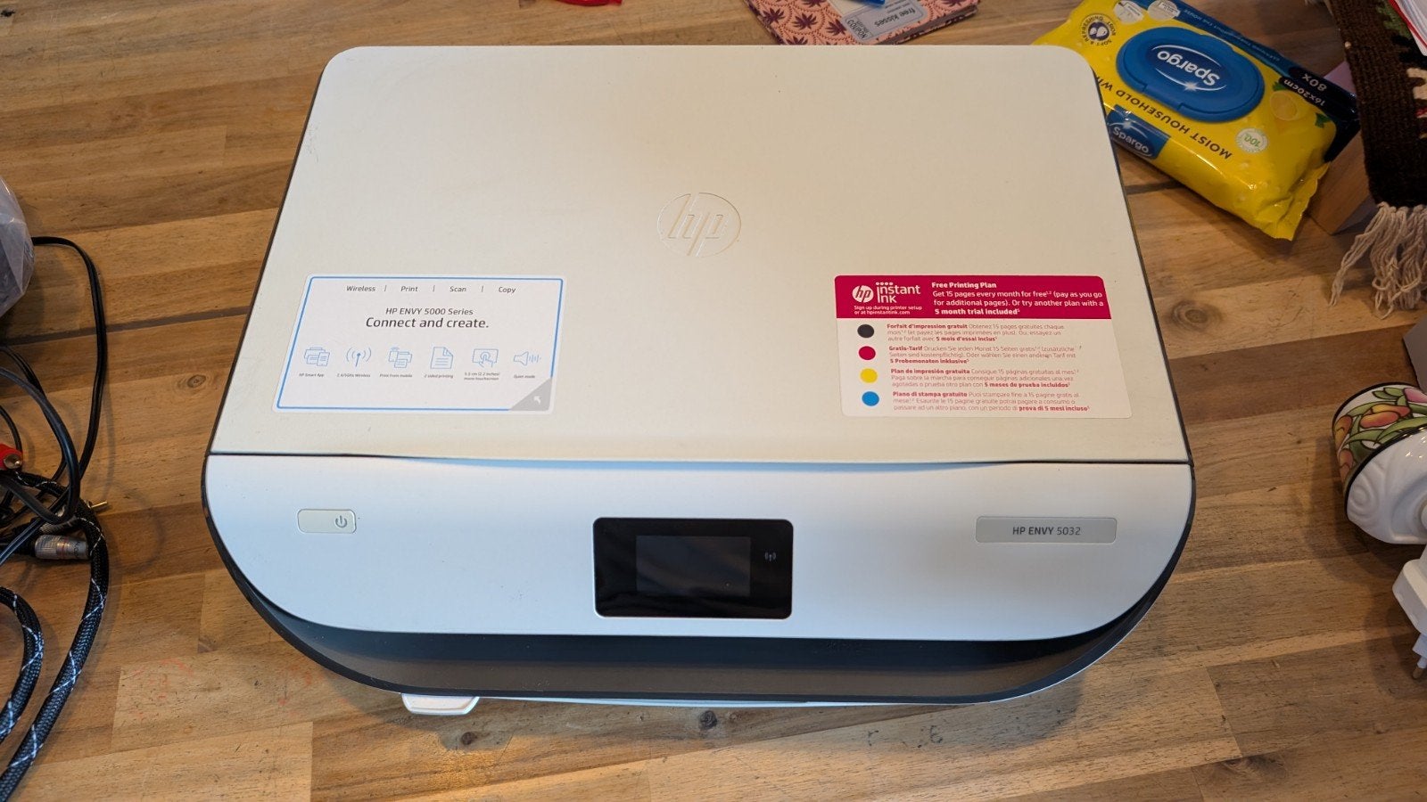 HP Envy 5032 All-in-One Printer - Draadloos en Kleur, Ophalen, Gebruikt, Inkjetprinter, All-in-one