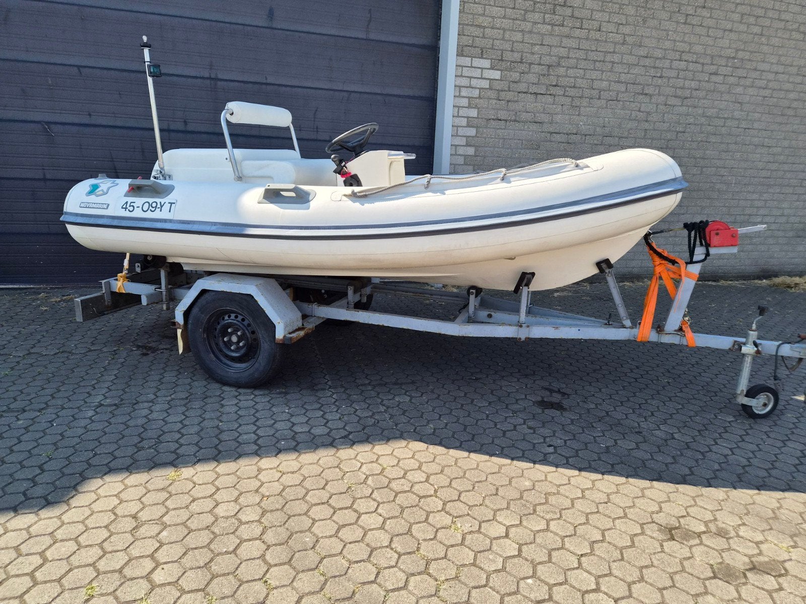 NOVA MARINE 350 JET., Watersport en Boten, Rubberboten, Ophalen, Zo goed als nieuw, Benzine, Mercury
