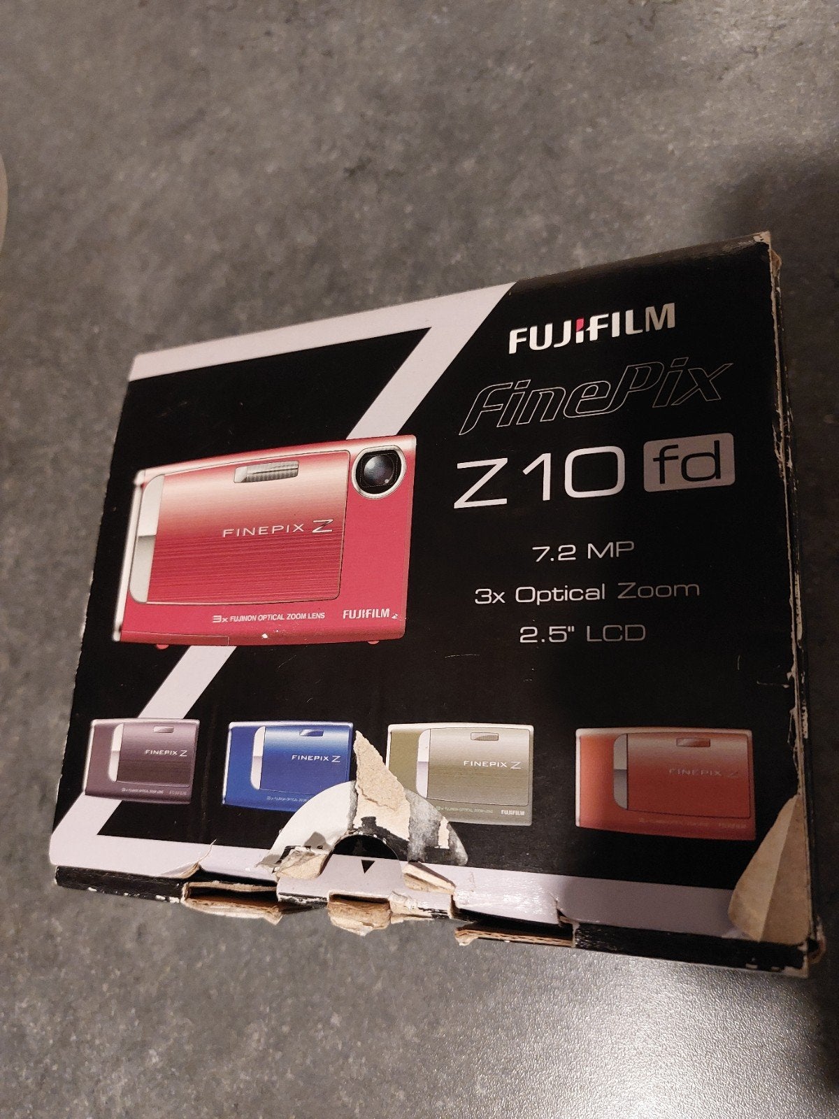 Fujifilm FinePix Z10fd Compactcamera - Groen, Ingebouwde flitser, Gebruikt, Handleiding, Ophalen of Verzenden