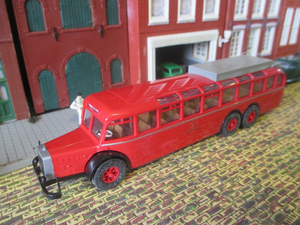 1938 Mercedes Benz O 10.000 - Brekina Deutsche Reichsbahn, Hobby en Vrije tijd, Ophalen of Verzenden, Gebruikt, Bus of Vrachtwagen