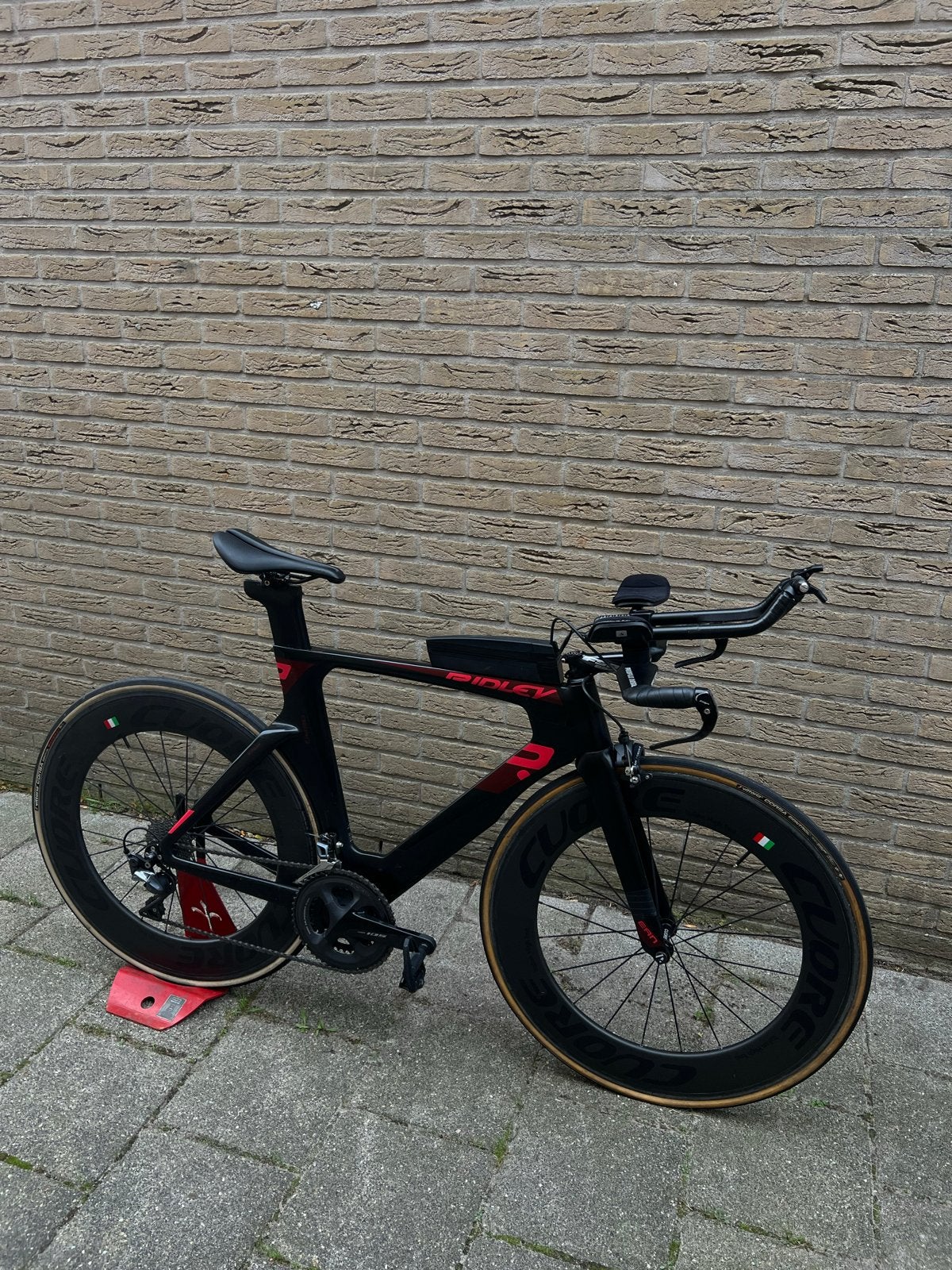 Ridley Dean Tijdrit/Triathlon Fiets - Ultegra 2x11, 28 inch, Carbon, Heren, Zo goed als nieuw
