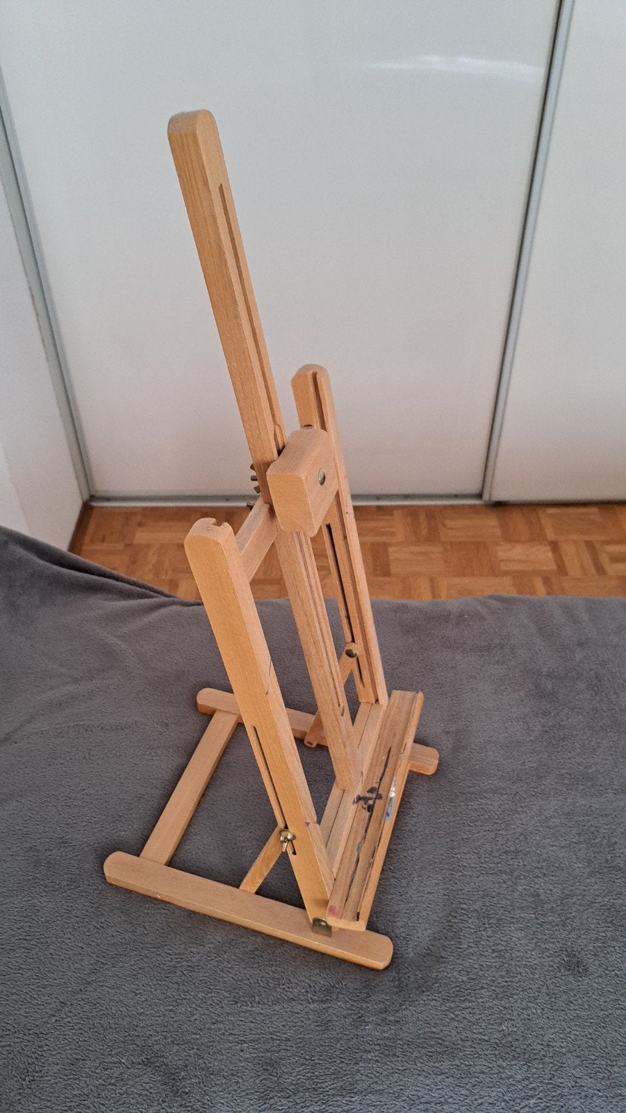 Houten tafel ezel - Gebruikt, Hobby en Vrije tijd, Ophalen, Gebruikt, Ezel