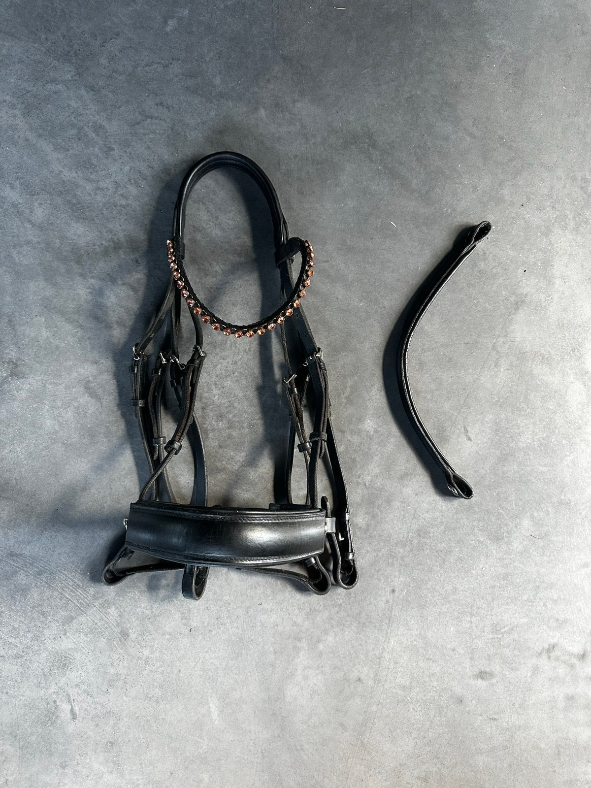 Prestige stang en trens hoofdstel zwart, Verzenden, Cob, Overige merken, Symmetrisch
