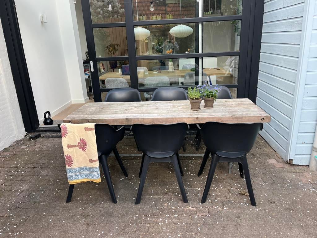 Allibert tuinstoelen Akola – antraciet - kuipstoelen, Ophalen, Gebruikt, Kunststof