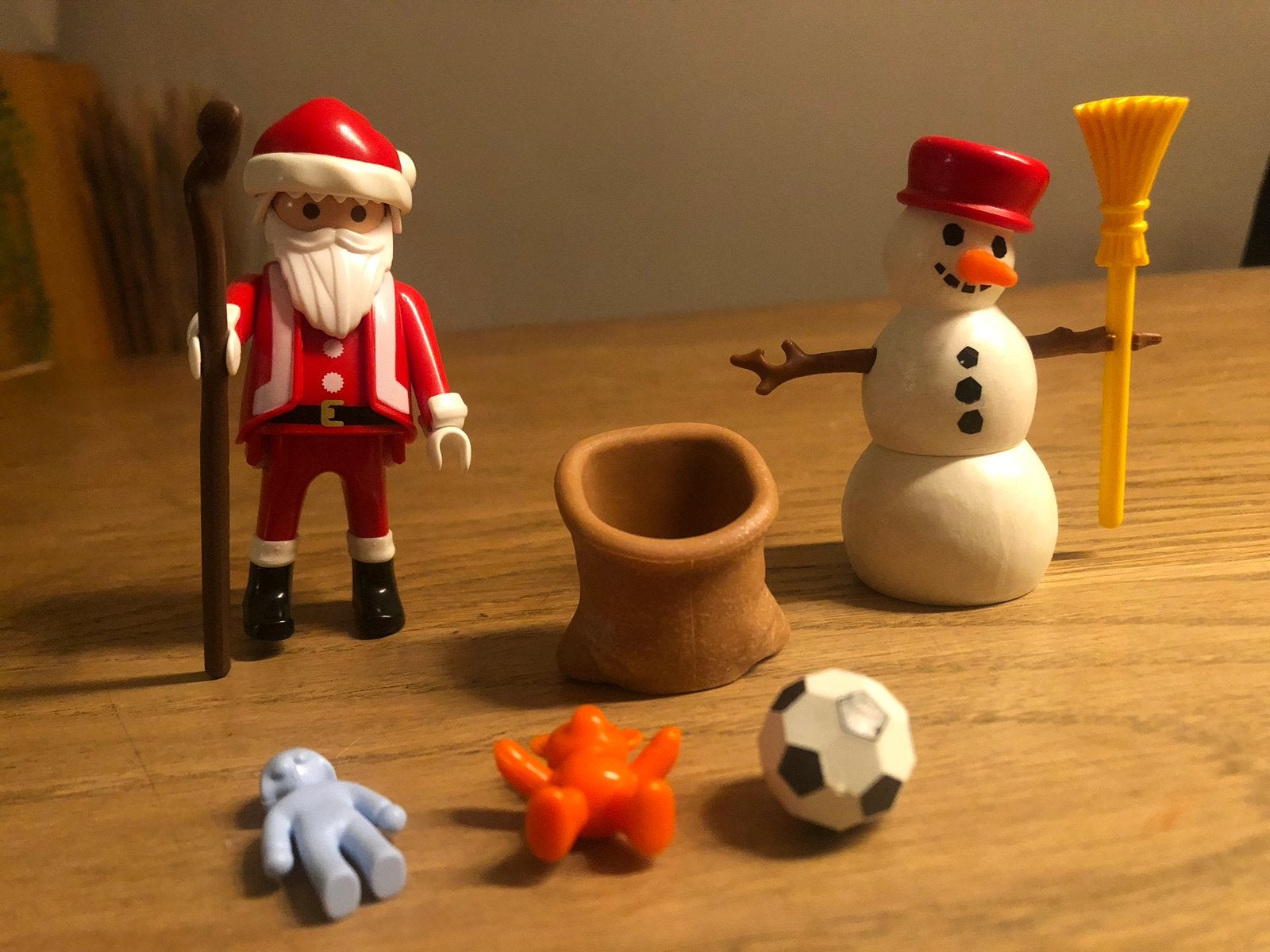 Playmobil 4890 kerstman en sneeuwpop collectorsitem, Kinderen en Baby's, Speelgoed | Playmobil, Ophalen of Verzenden, Complete set