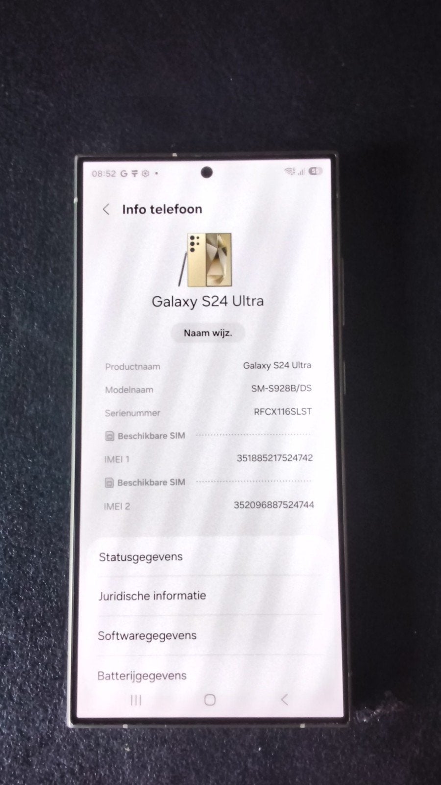 Samsung Galaxy S24 Ultra 256GB - Zo goed als nieuw