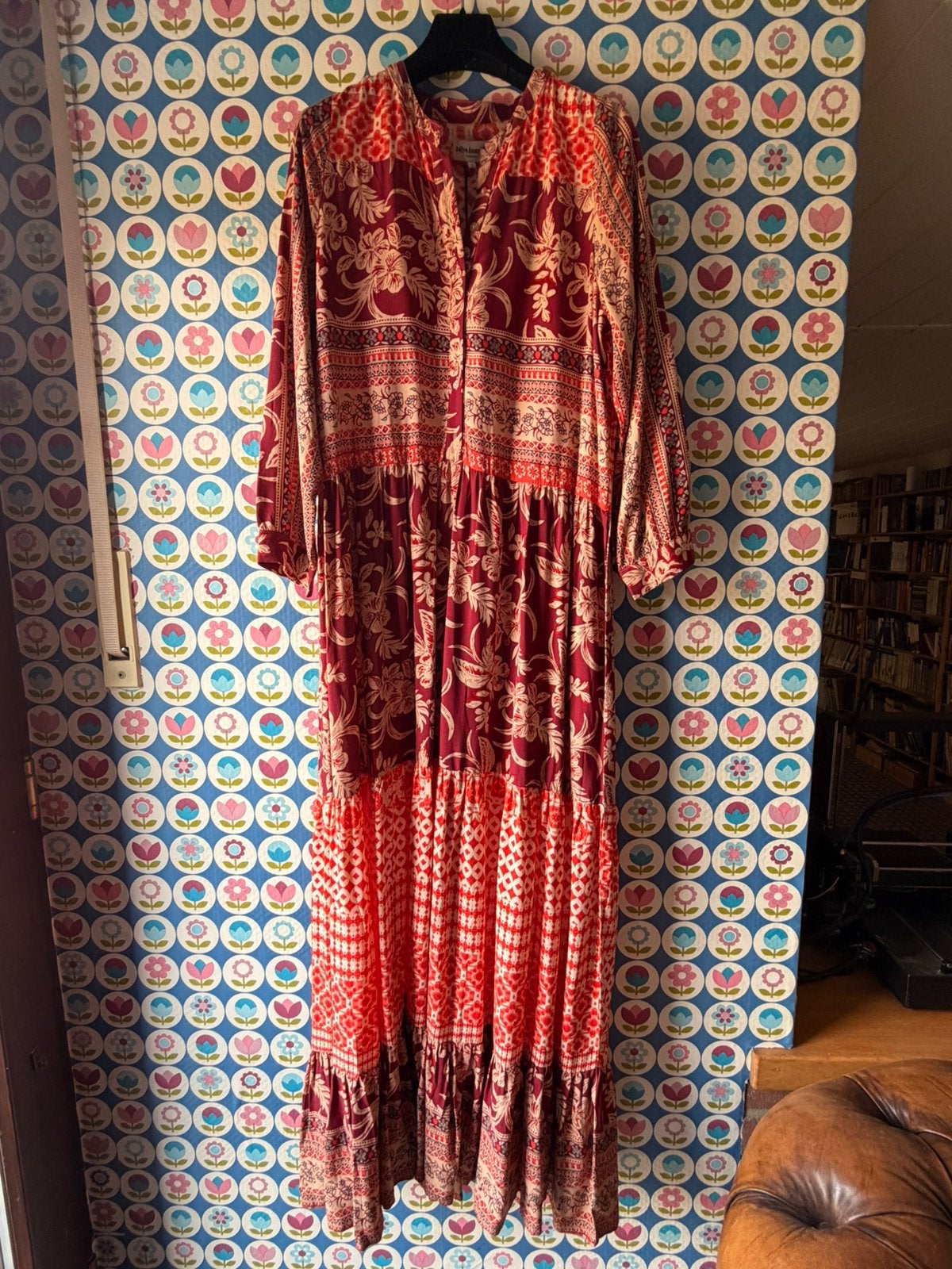 Lollys Laundry Maxi Jurk S Nieuw!!!, Nieuw, Ophalen of Verzenden, Maat 36 (S), Rood