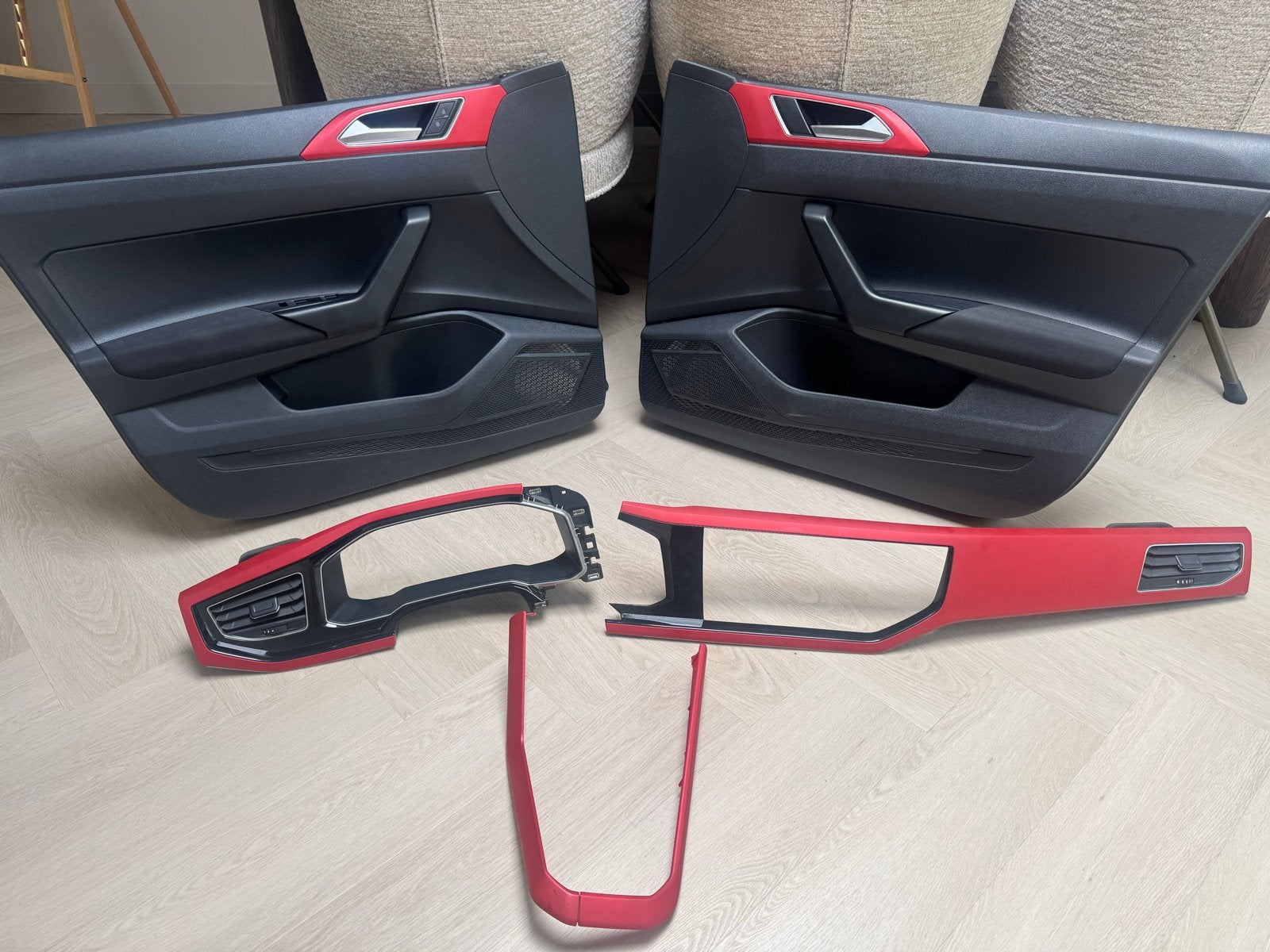 Sierlijst set VW Polo GTI 2018 incl. verlichting, Ophalen of Verzenden, Gebruikt, Volkswagen