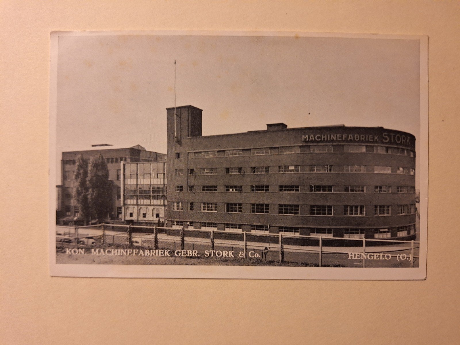 kaart. Koninklijke machine fabriek Stork en co N.V. Hengelo, Verzamelen, Ophalen of Verzenden, 1940 tot 1960, Overijssel