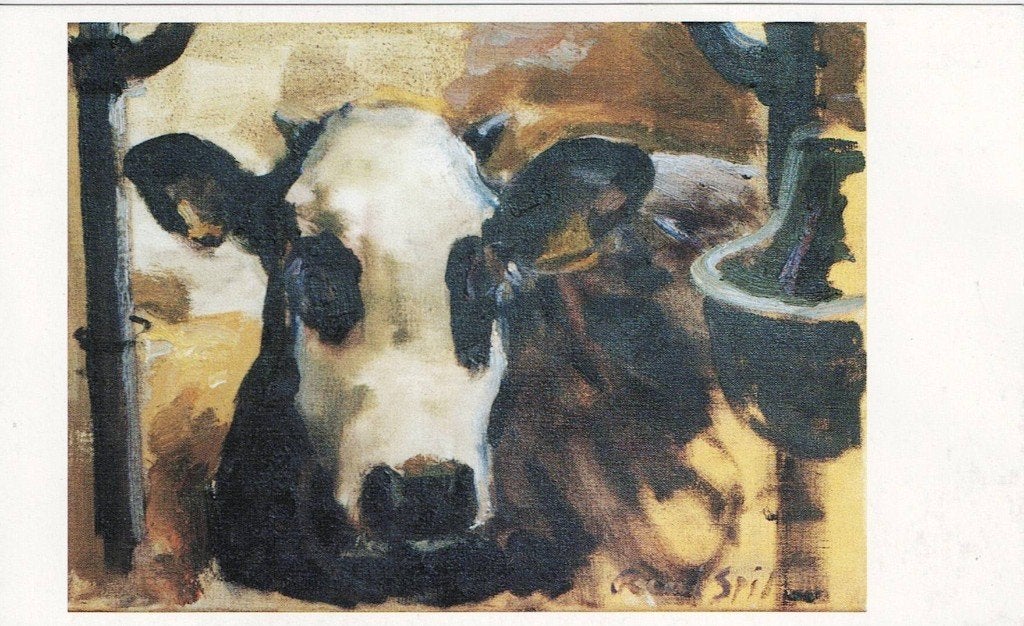 De Groninger Blaarkop op doek 548, Verzamelen, Ophalen of Verzenden, 1980 tot heden, Gelopen, Overige soorten