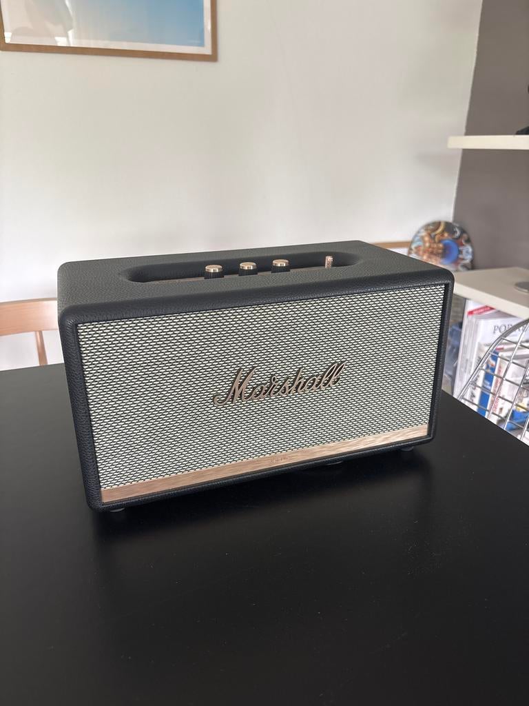 Marshall Stanmore II in perfecte staat, met originele doos, Zo goed als nieuw, 120 watt of meer, Front, Rear of Stereo speakers