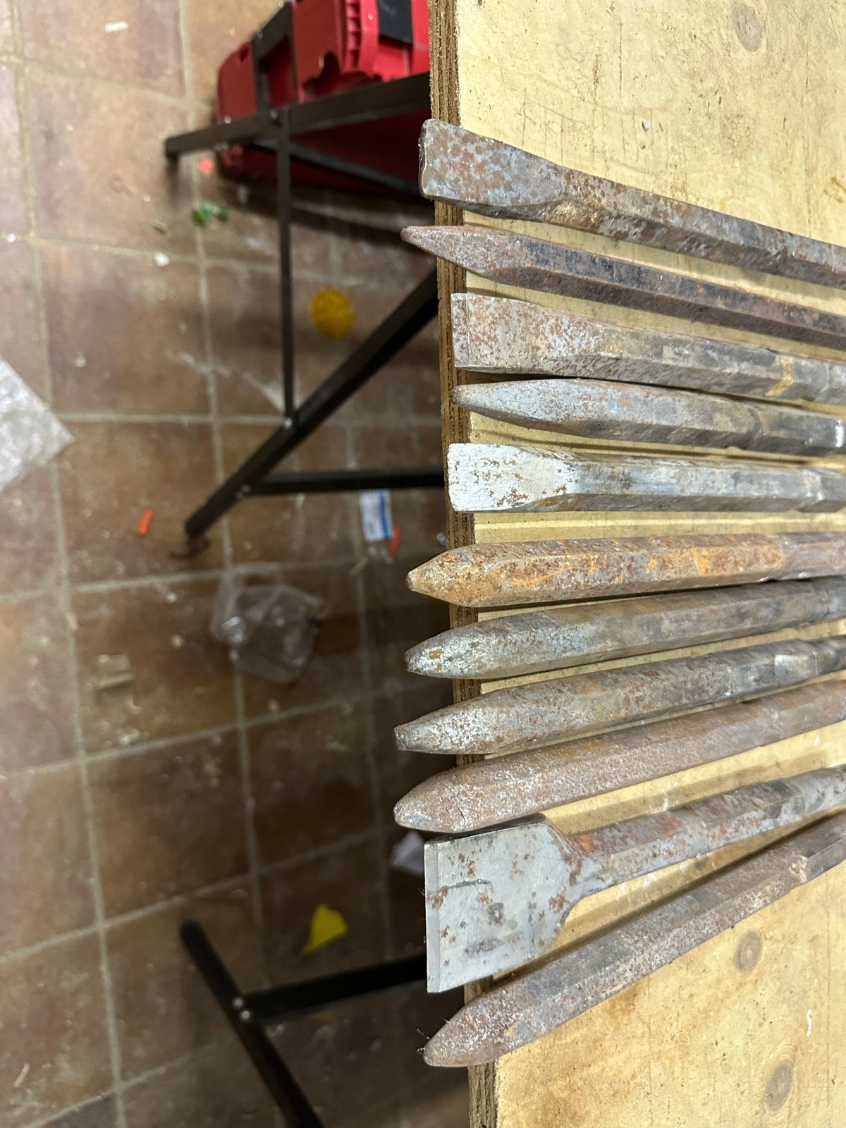 Kango beitels - 11 stuks, Ophalen of Verzenden, Gebruikt, Beitel, Overige merken