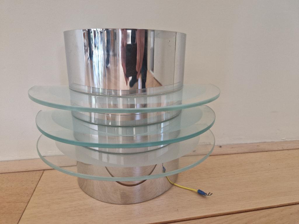Vintage Ikea wandlamp Memphis, Huis en Inrichting, Lampen | Wandlampen, Ophalen, Zo goed als nieuw, Glas