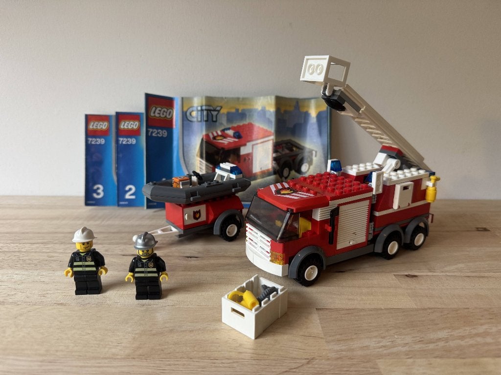 LEGO City - 7239 - Fire Truck, City, Lego, Ophalen of Verzenden, Complete set