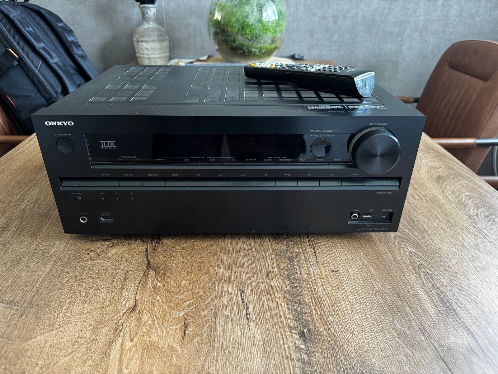 Onkyo TX-NR616 AV Receiver - THX gecertificeerd, Ophalen, Gebruikt, 120 watt of meer, Onkyo