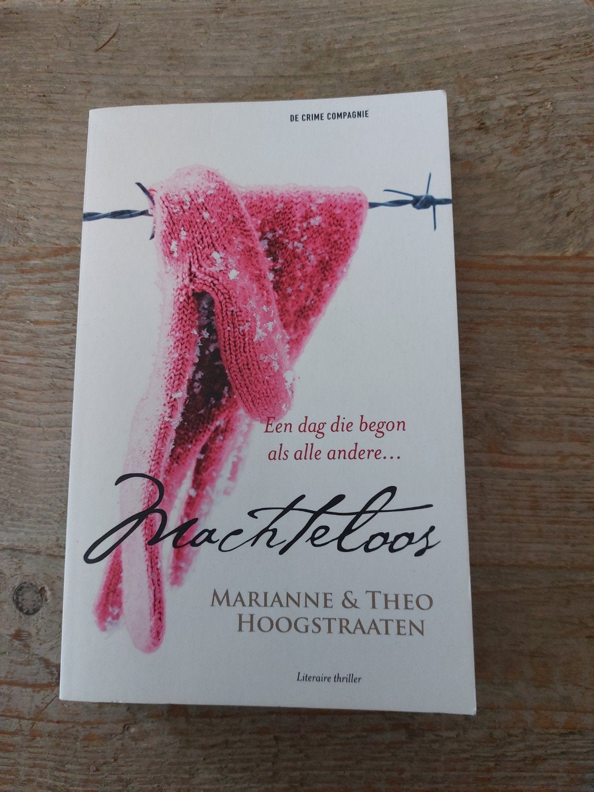 Machteloos - Marianne & Theo Hoogstraten (Literaire thriller, Boeken, Ophalen of Verzenden, Zo goed als nieuw, Marianne & Theo Hoogstraten