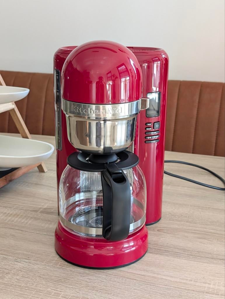 KitchenAid Filterkoffiezetapparaat 1,7 L - Keizerrood, Witgoed en Apparatuur, Koffiezetapparaten, 10 kopjes of meer, Koffiemachine