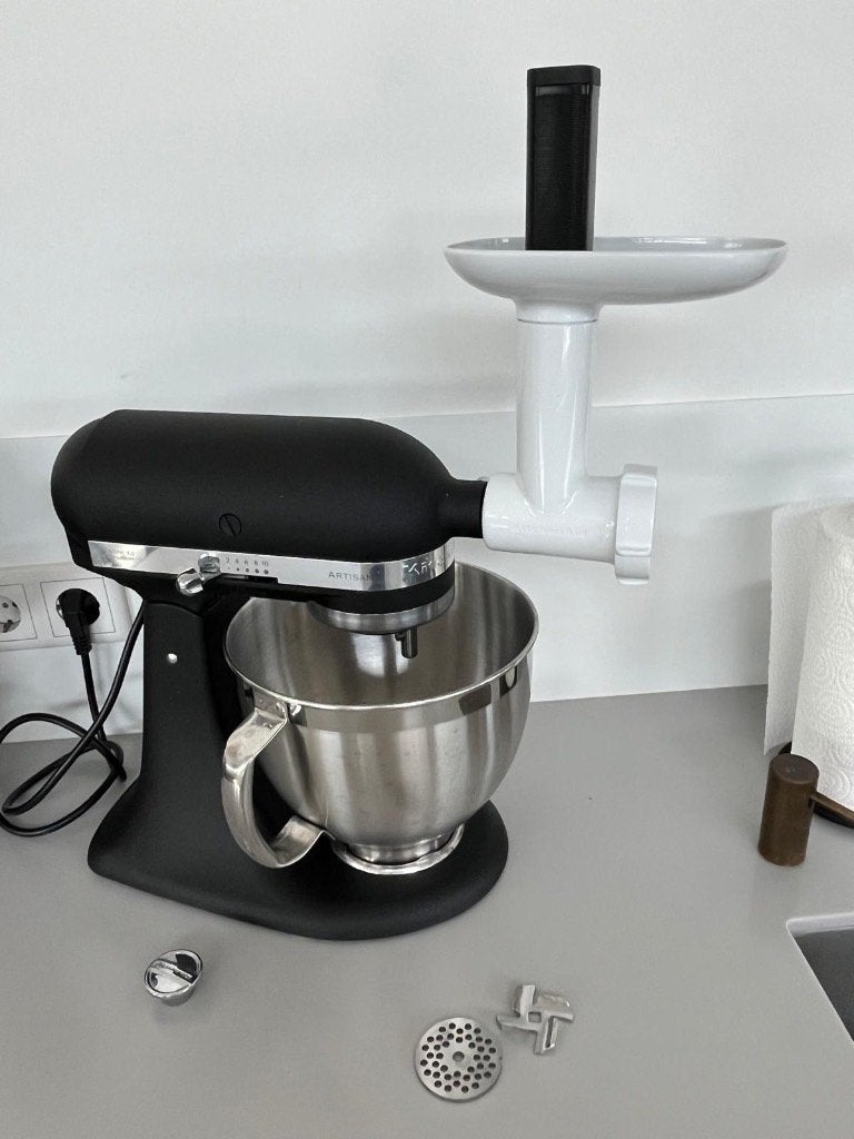 Kitchenaid vleesmolen opzetstuk, Overige typen, Kunststof, Ophalen of Verzenden, Zo goed als nieuw