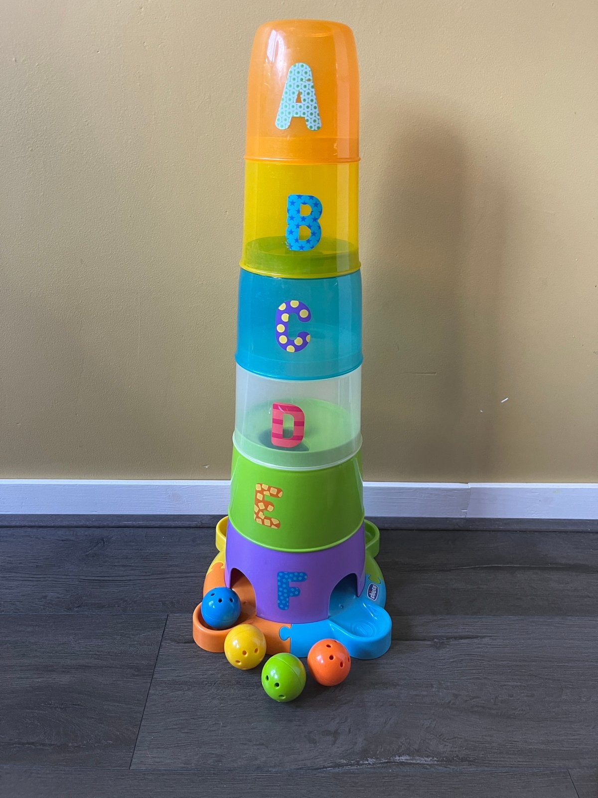 Chicco ballentoren, Kinderen en Baby's, Speelgoed | Babyspeelgoed, Ophalen of Verzenden, Gebruikt, Overige typen