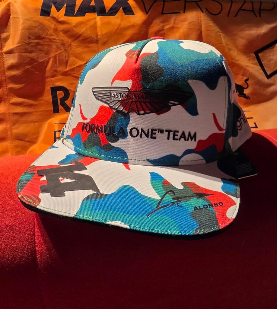Aston Martin F1 Cap Fernando Alonso Mexico Special Edition, Nieuw, Pet, Aston Martin F1, One size fits all