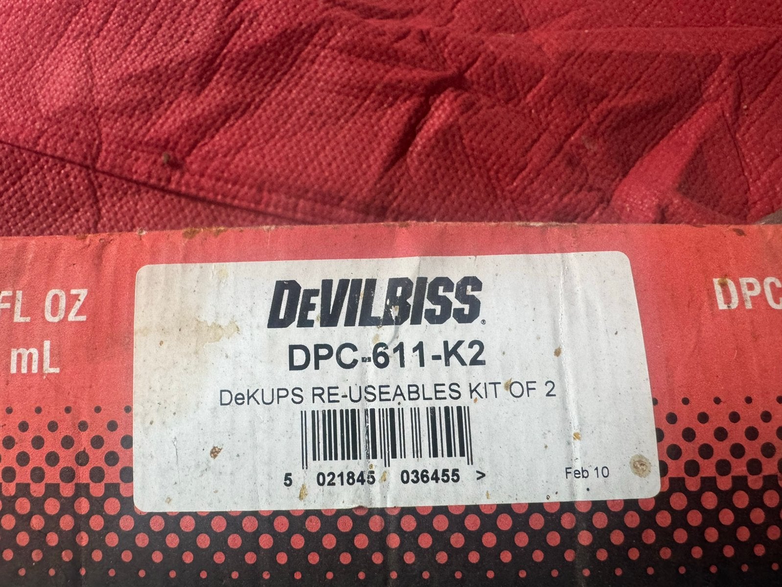 Devilbiss dekups adapter en cup houder bovenspuit, Auto diversen, Autogereedschap, Ophalen of Verzenden, Nieuw