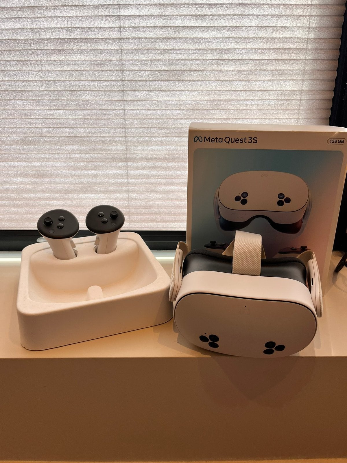 Meta Quest 3S VR Bril, Spelcomputers en Games, Virtual Reality, Ophalen, Zo goed als nieuw, VR-bril