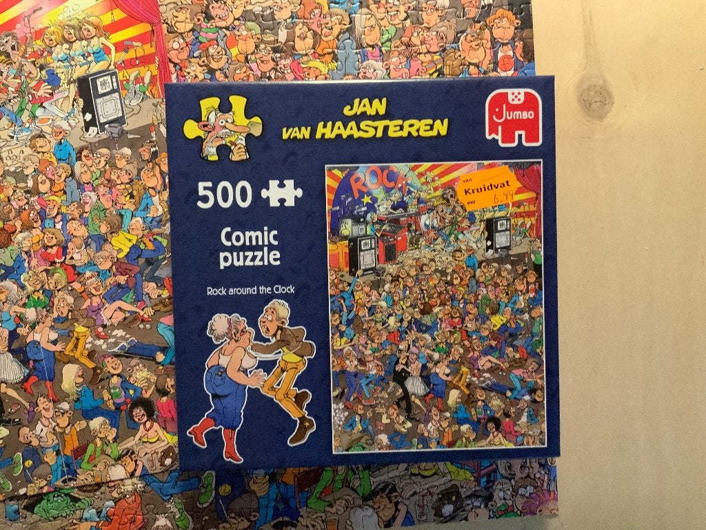 1 Jan van Haasteren puzzel 500 stukjes, Hobby en Vrije tijd, Denksport en Puzzels, Ophalen of Verzenden, 500 t/m 1500 stukjes