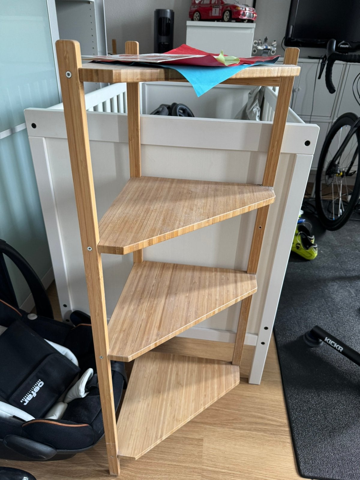Set van 2 IKEA bamboe rekjes, Ophalen, Gebruikt, 50 tot 100 cm, Minder dan 100 cm