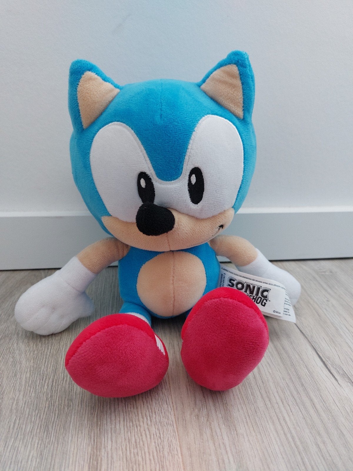 Knuffel Sonic the Hedgehog Sega peluche doudou L616, Ophalen of Verzenden, Zo goed als nieuw
