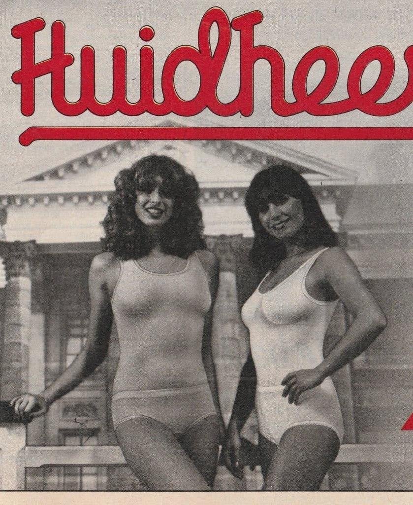 Retro reclame 1980 Ascona dames ondergoed slipjes hemden, Verzenden, Overige typen