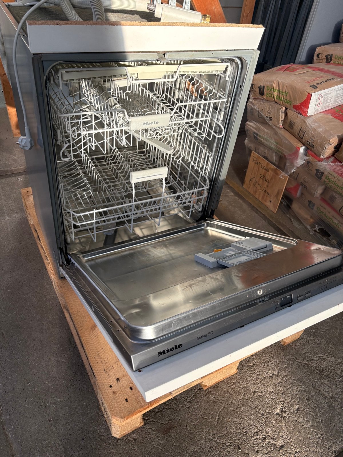 Miele inbouw vaatwasser, Ophalen, Gebruikt, Minder dan 85 cm, .