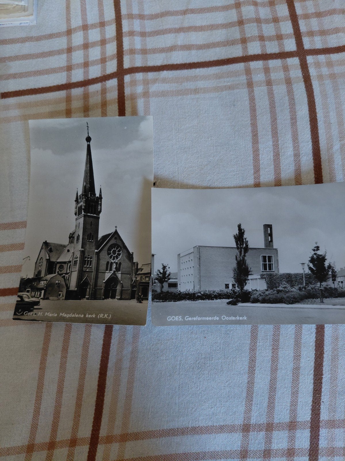 k 27 Goes Maria Magdalena kerk en geref Oosterkerk, Ophalen of Verzenden, 1960 tot 1980, Zeeland
