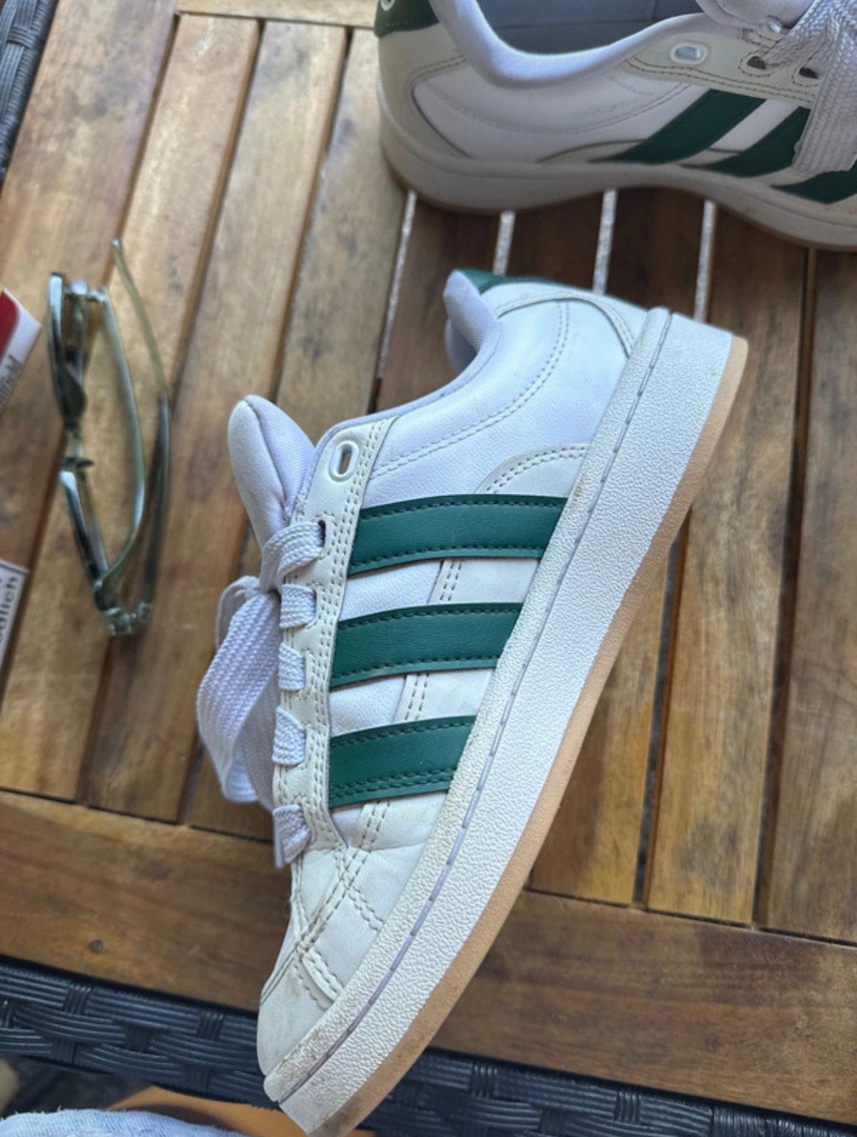 Addidas campus 00s leer, Kleding | Heren, Schoenen, Ophalen of Verzenden, Zo goed als nieuw