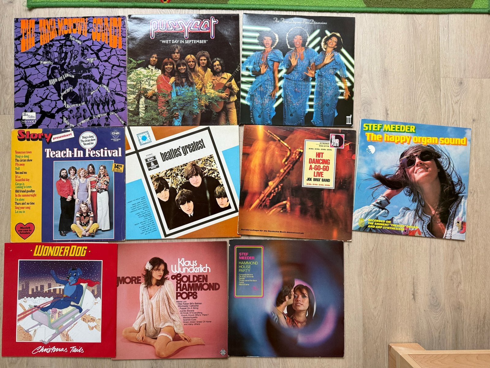 Diverse LP's: The Beatles, Pussycat, Teach-In en meer, Cd's en Dvd's, LP, Gebruikt, Pop, Ophalen of Verzenden