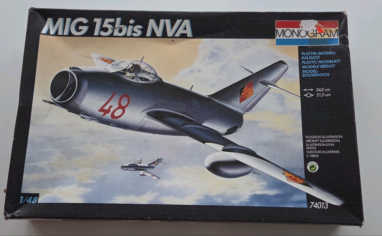 Vintage Mig-15   1/48, Hobby en Vrije tijd, Modelbouw | Vliegtuigen en Helikopters, Overige merken, Ophalen of Verzenden, Zo goed als nieuw