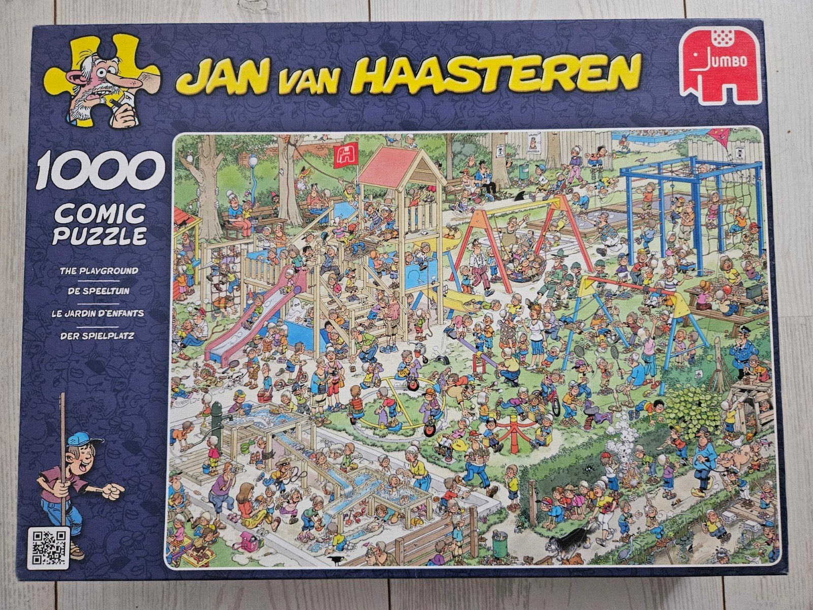 Jan van Haasteren De Speeltuin 1000 stukjes, Ophalen of Verzenden, 500 t/m 1500 stukjes, Gebruikt, Legpuzzel