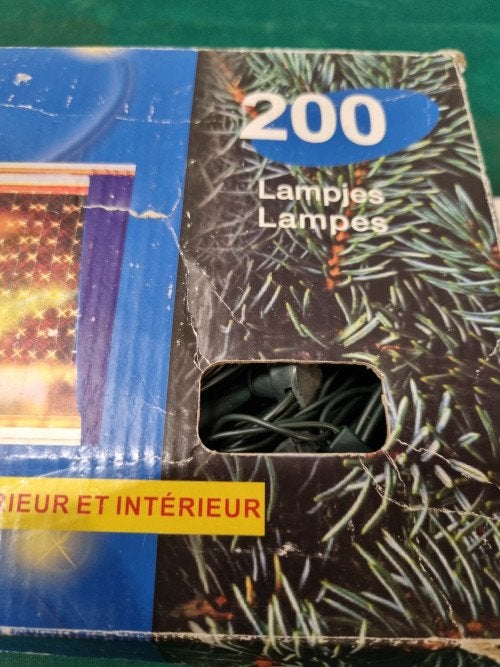 kerst gordijnverlichting 200 lampjes nieuw binnen en buiten, Ophalen of Verzenden, 'T Olde Gre-j, Info@toldegrej.nl, Endepoelstraat 20f Didam