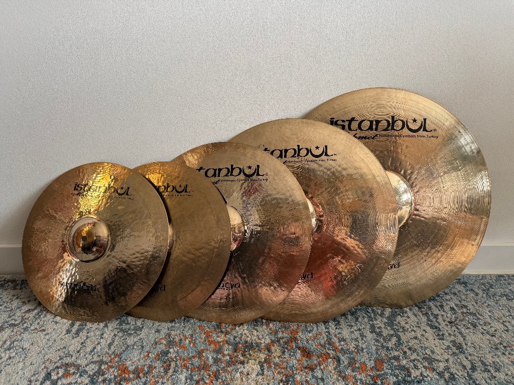 Istanbul Samatya bekkenset inclusief tas, Muziek en Instrumenten, Overige merken, Istanbul Cymbals, Zo goed als nieuw, Istanbul Cymbals