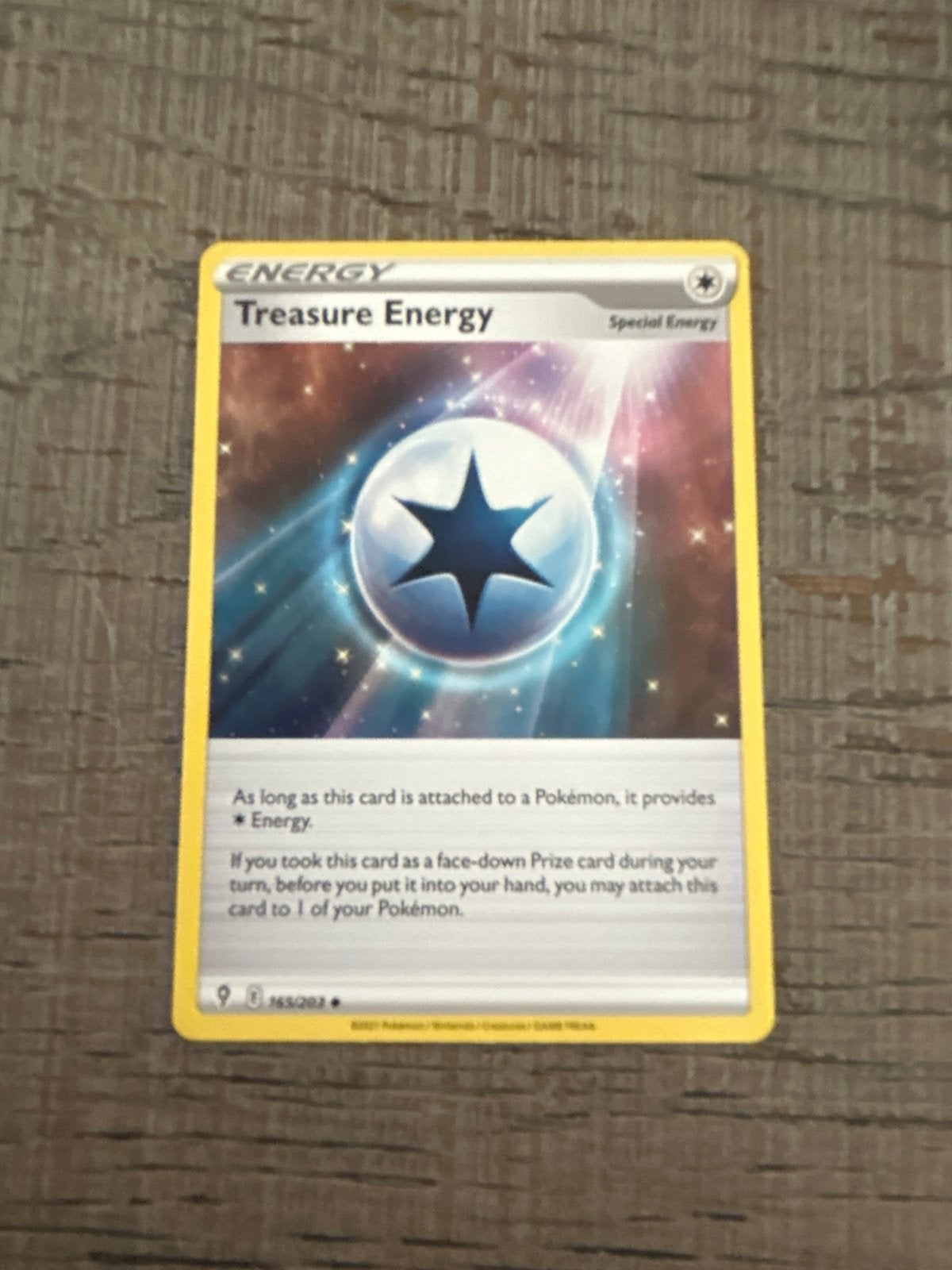 Pokémon TCG: Treasure Energy Special Energy Kaart, Ophalen of Verzenden, Zo goed als nieuw, Losse kaart