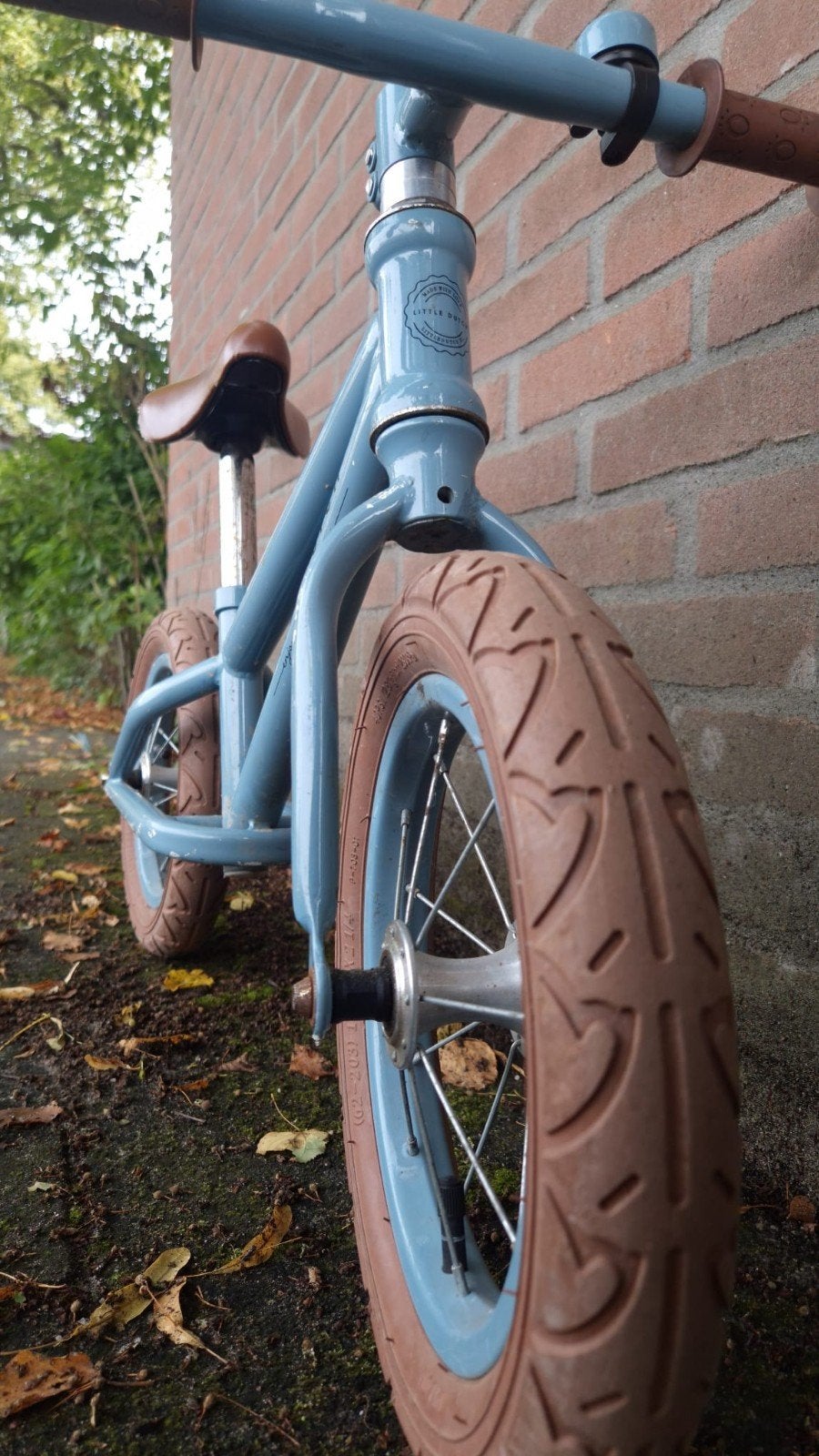 Little Dutch loopfiets blauw – 12 inch – verstelbaar zadel, Ophalen, Gebruikt, Minder dan 16 inch, Little Dutch