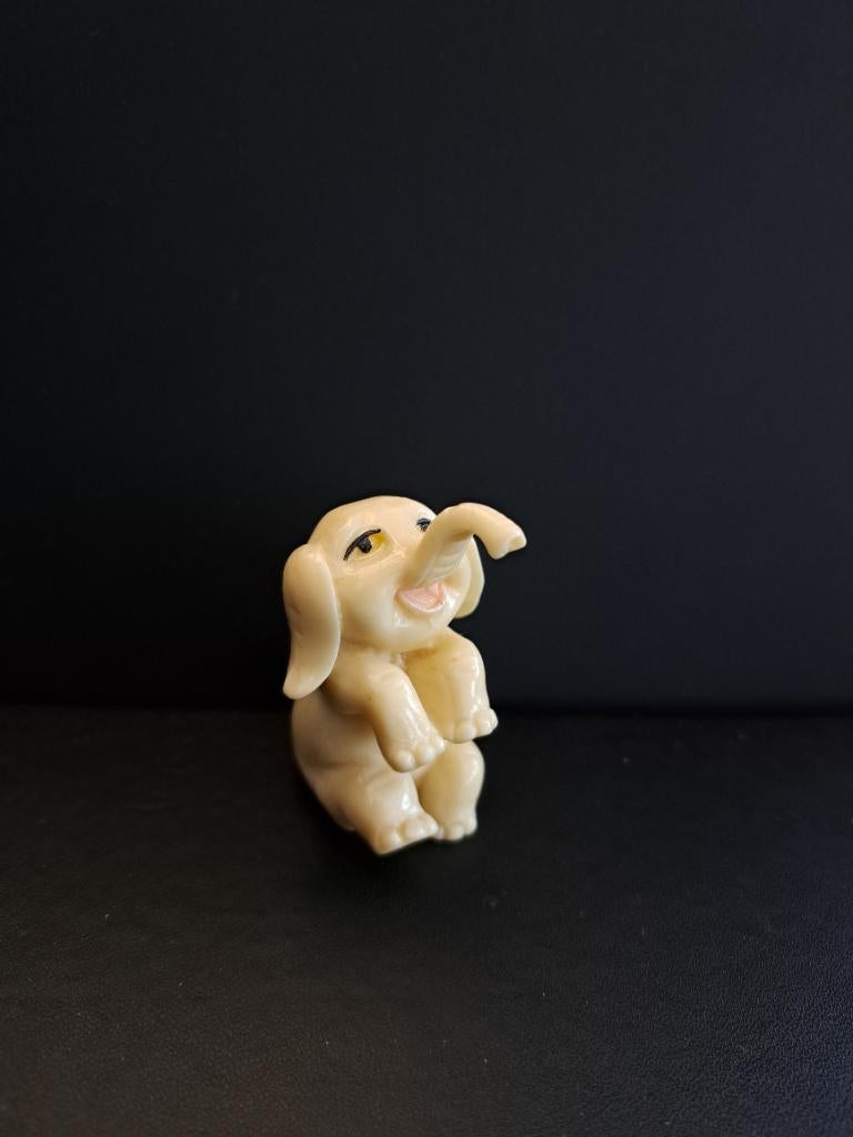 Grappig wit olifantje, leuk voor de letterbak, Ophalen of Verzenden, Zo goed als nieuw, Dier