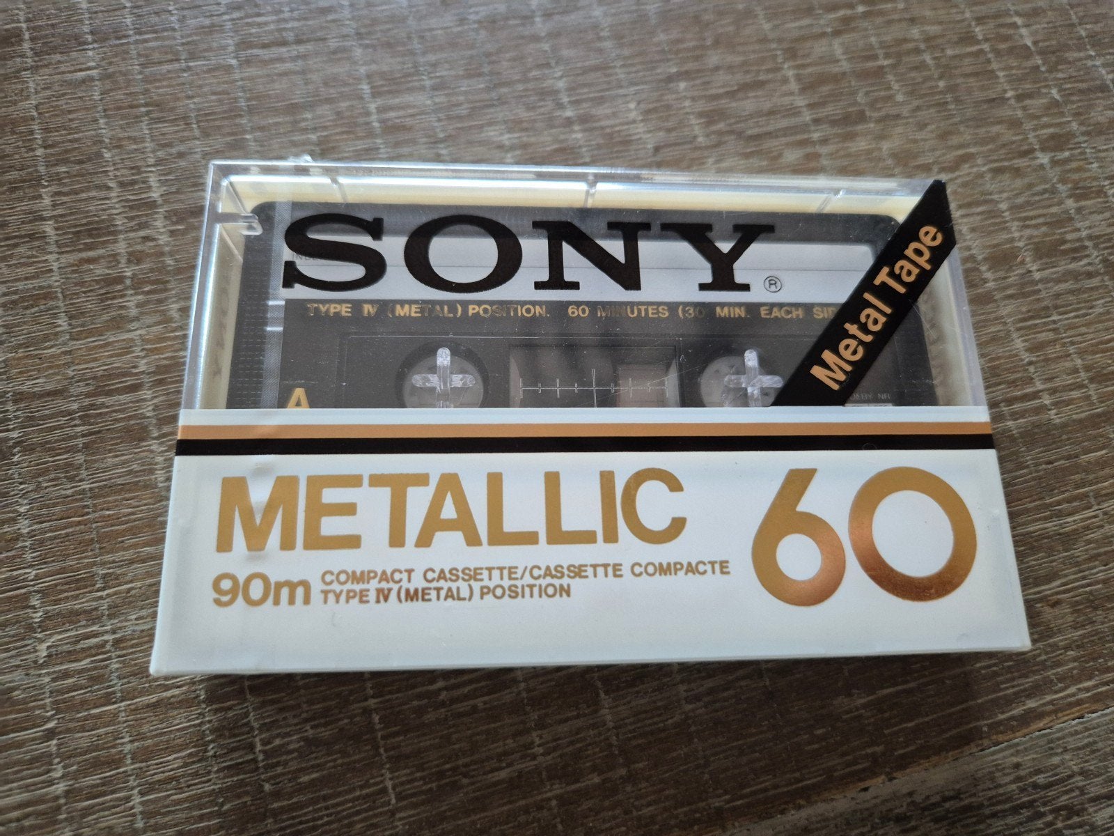 Sony Metallic 60 Metal Tape Cassette - Nieuw in verpakking, Overige genres, 1 bandje, Ophalen of Verzenden, Nieuw in verpakking