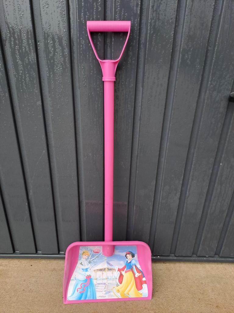 Roze sneeuwschep met Disney prinsessen junior sneeuwschuiver, Ophalen, Gebruikt, Jongen of Meisje