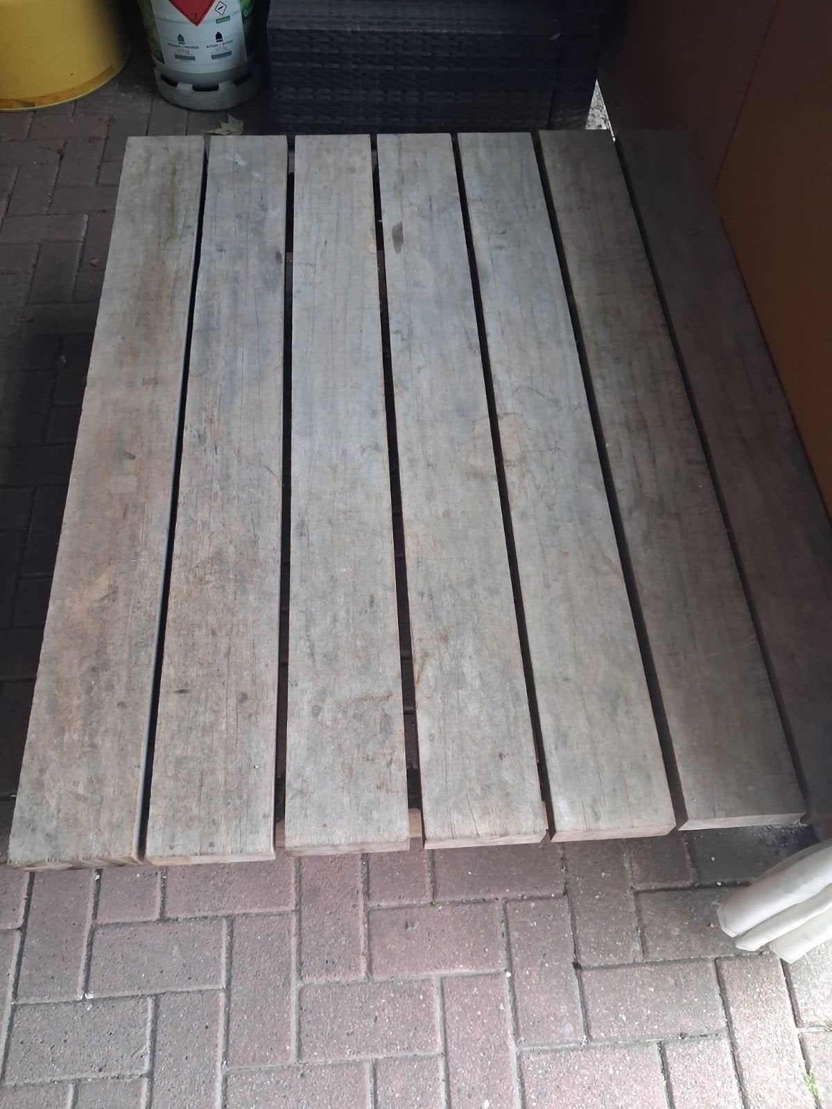 bankiray buitentalel, Ophalen, Rechthoekig, Hout
