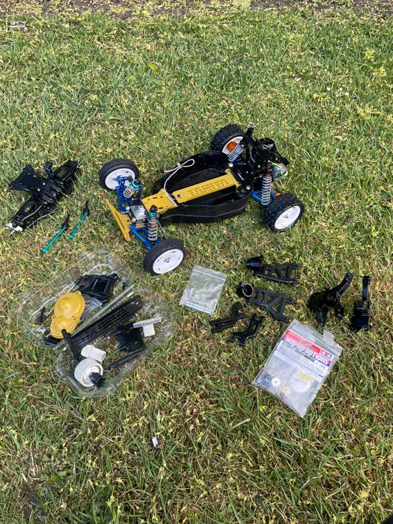 Tamiya DT-02 chassis with gpm upgrades, Elektro, Auto offroad, Ophalen of Verzenden, Zo goed als nieuw