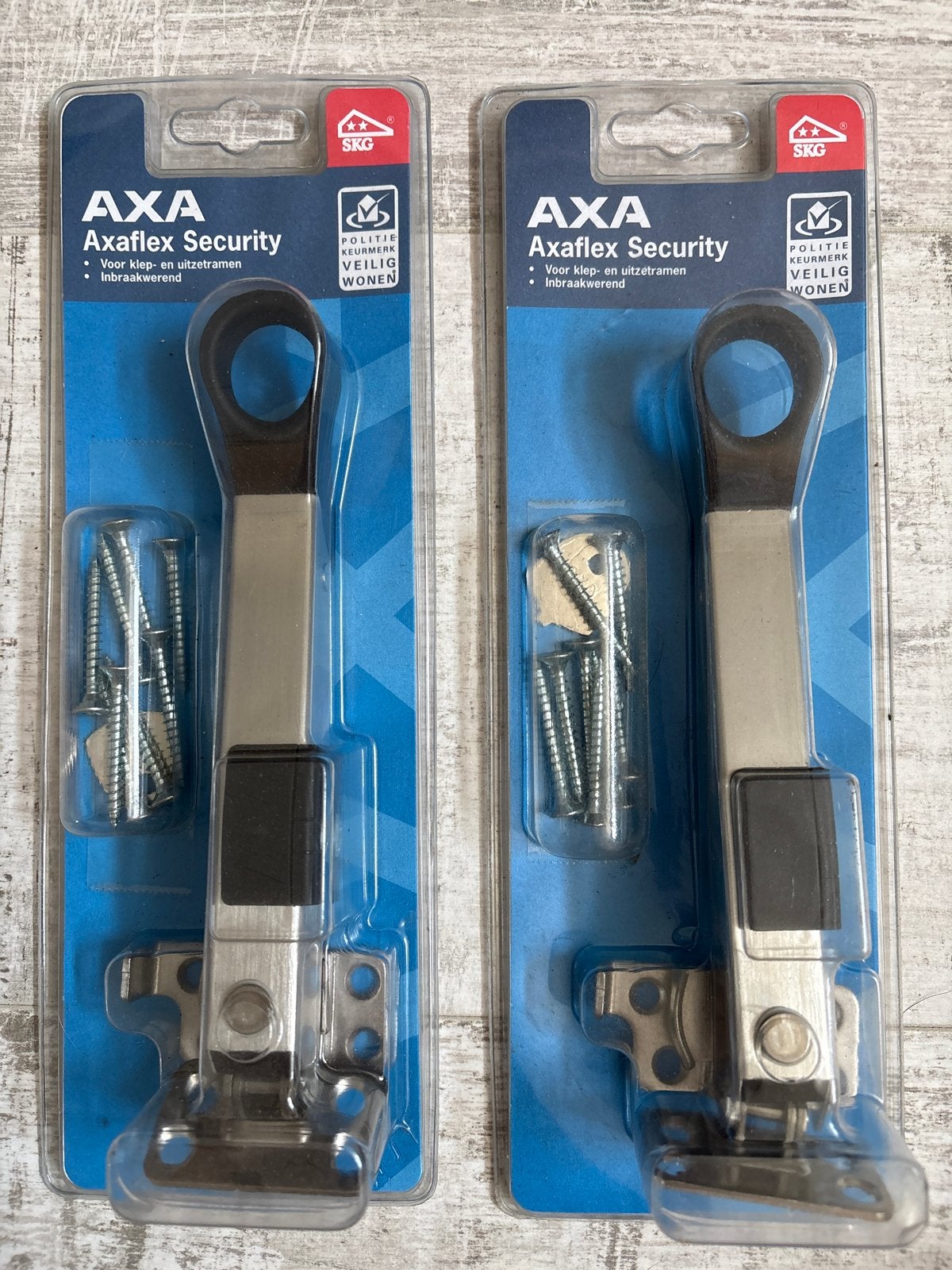AXA Axaflex Security raambeveiliging voor klep- en uitzetram, Ophalen of Verzenden, Nieuw, Rvs, Overige typen