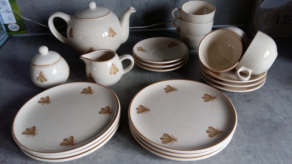 THEE SERVIES 6 PERSOONS, Ophalen of Verzenden, Zo goed als nieuw, Overige stijlen, Porselein