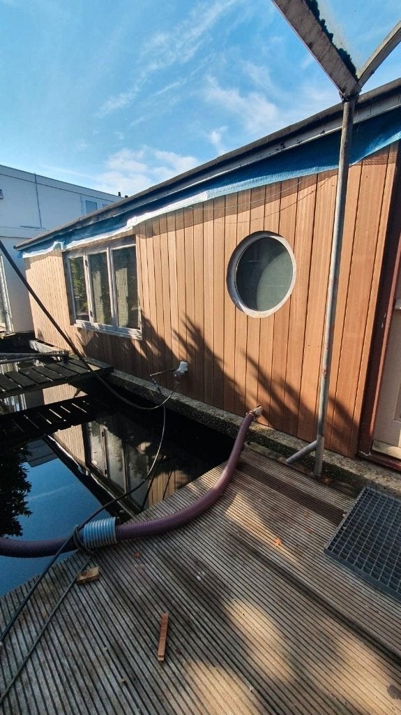 ayous thermowood gevelbekleding 15mmx130mm 43 euro, Ophalen, Nieuw, 250 cm of meer, Balken